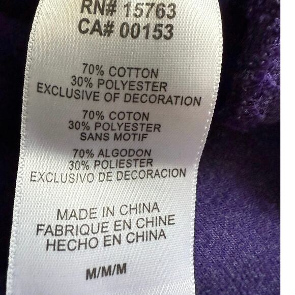 Champion UW Huskies Purple 1/4 Zip Sweatshirt Men’s/Women’s Medium - Picture 8 of 10